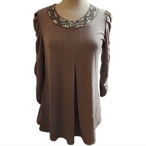 Glitterscape Embellished Medium Tunic Shirt